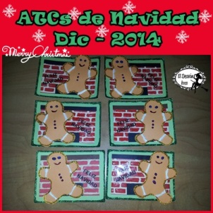 ATCs Navidad Dic 2014